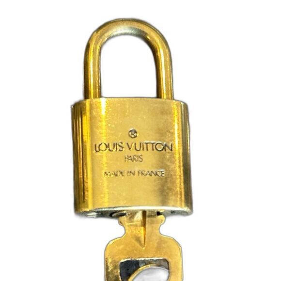 Louis Vuitton Gold Lock and Key - Picture 1 of 5